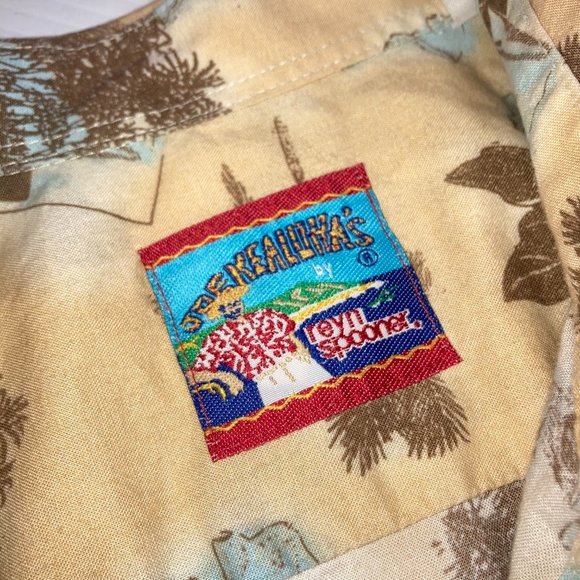 Vintage Joe Kealoha's Reyn Spooner Button Up Hawaiian short sleeve Shirt  Sz L - Picture 6 of 8